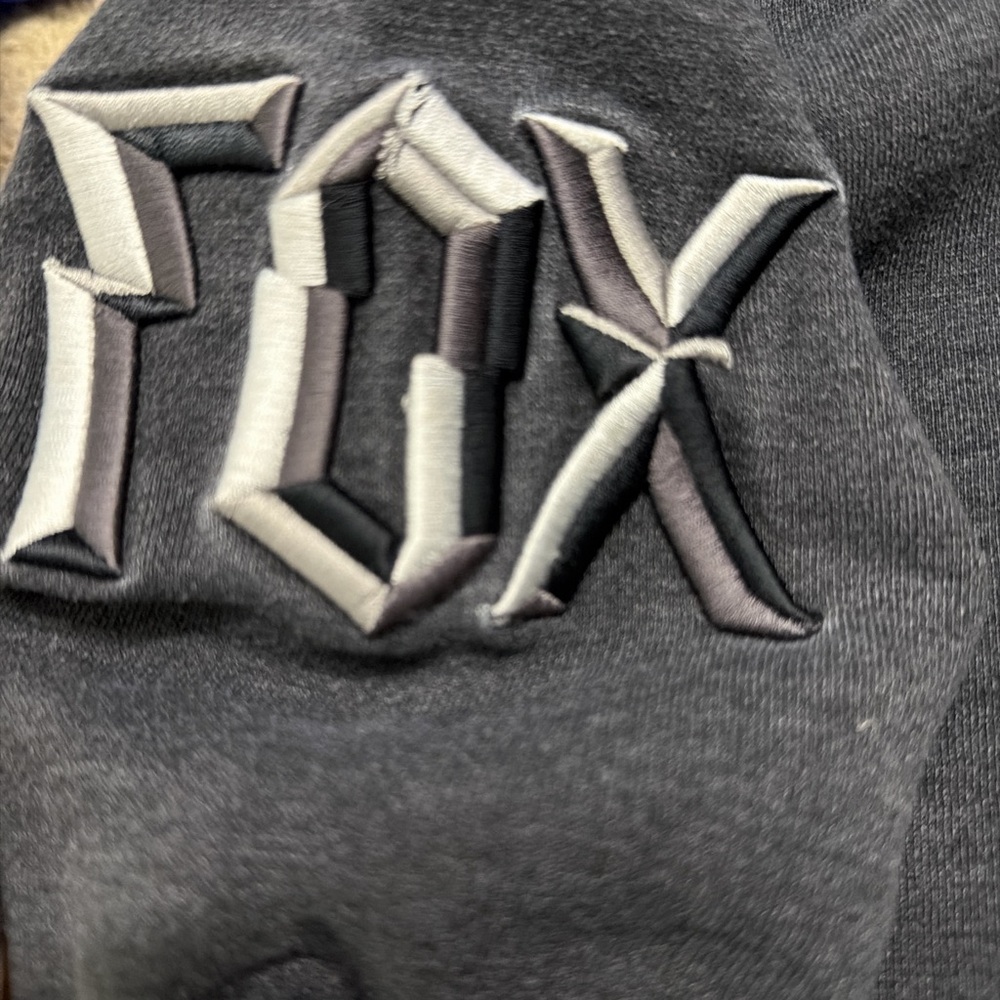Y2K Fox Men's Gray Hoodie XL - Picture 7 of 7